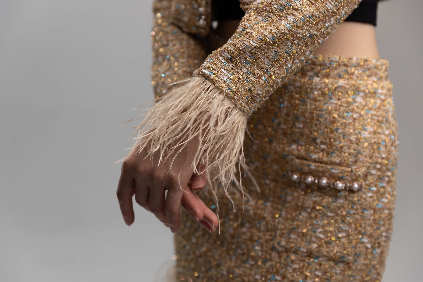 Golden Hour Confetti Tweed (Jacket)